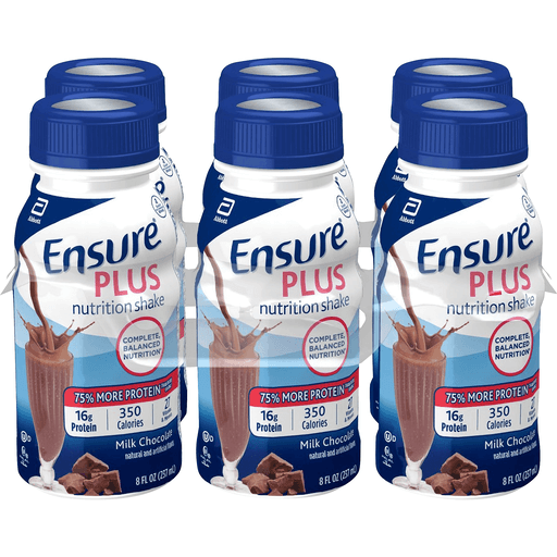Ensure Plus Nutrition Shake Milk Chocolate Ready-to-Drink 8 Fl Oz Bottle