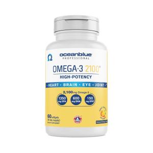 Oceanblue Omega-3, Softgels, Natural Orange Flavor