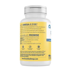 Oceanblue Omega-3, Softgels, Natural Orange Flavor