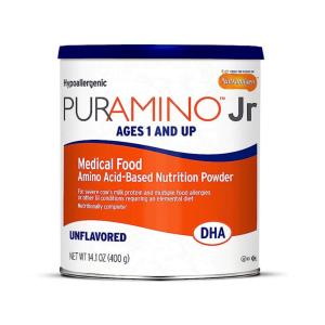 PurAmino Jr Junior Hypoallergenic Formula With DHA, Powder Can Unflavored