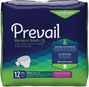 Prevail First Quality, Unisex Adult Incontinence Brief, Count Of 12