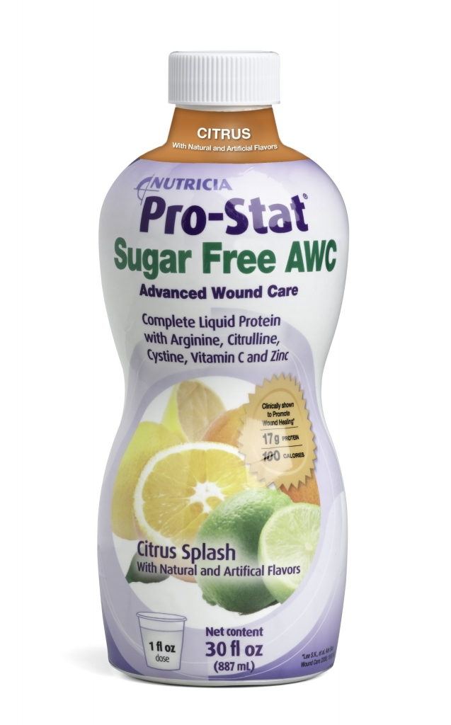 Medical Nutrition Protein Supplement Pro-Stat Sugar Free AWC Citrus Splash 30 Oz