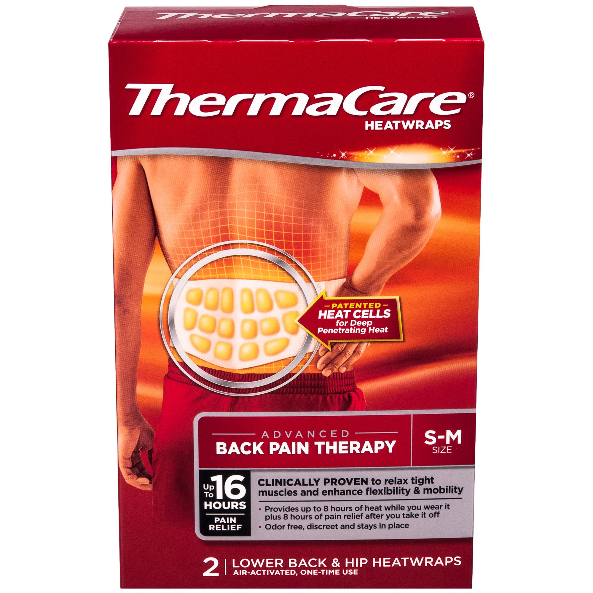 Thermacare Back Pain Therapy, S-M Size