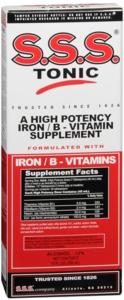 SSS Tonic High Potency Iron/B Vitamin Supplement 10 Oz
