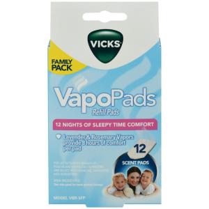 Vicks Refill Vapopads Lavender & Rosemary Family Pack - 12ct