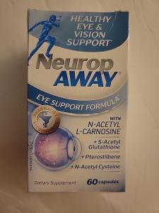 Neurop AWAY Eye Support Formula 60 Capsules Healthy Vision Support EXP 4/2026