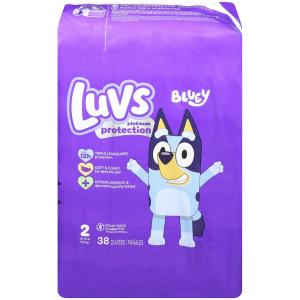 Luvs Platinum Protection Baby Diapers, Size 2, 38 Count