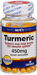 Basic Vitamins Turmeric 450 Mg – 60 Capsules