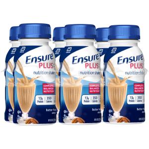 Ensure Plus Nutrition Shake Butter Pecan Ready-to-Drink 8 Fl Oz Bottles