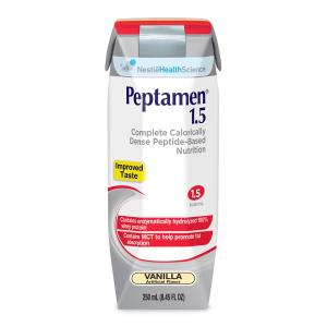 Nestle Peptamen 1.5 Vanilla, 8.45 Fluid Ounce, 24 Per Case