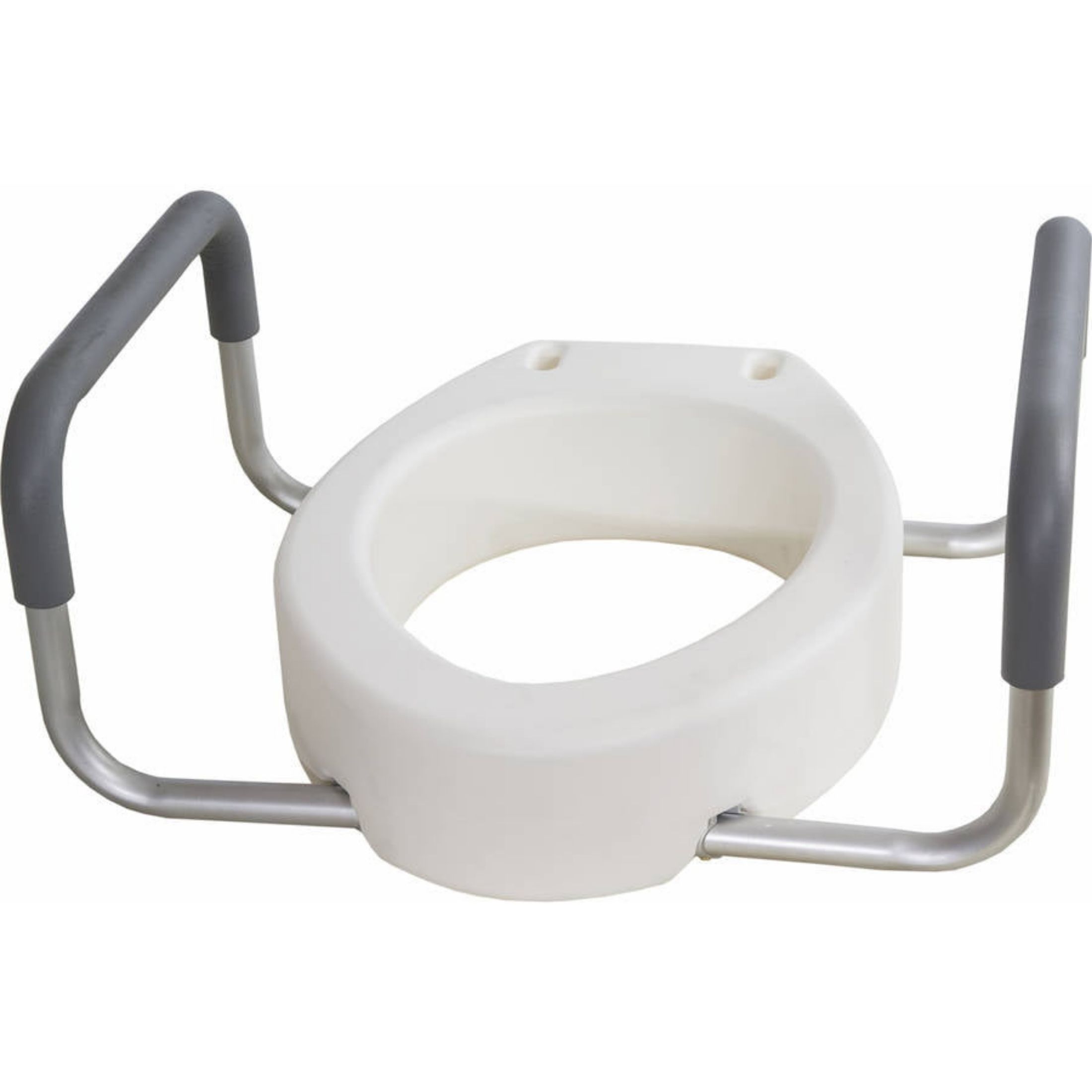 Essential Medical Supply Toilet Seat Riser With Arms For Elongated Size Bowl