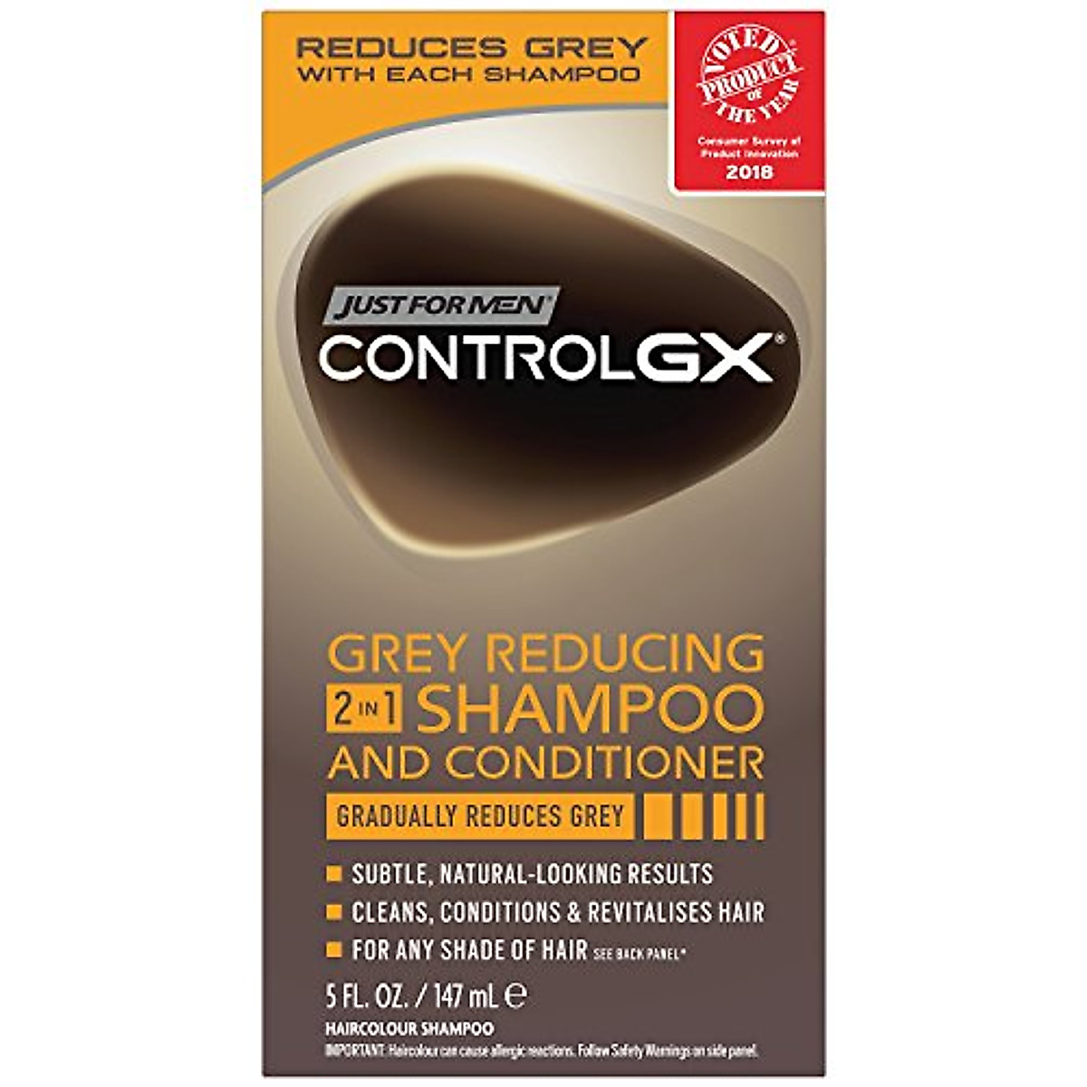 Just For Men Control GX Shampoo And Conditioner, 2 In 1, Grey Reducing