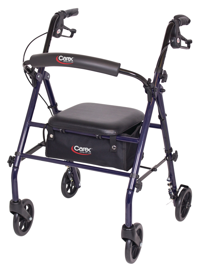 Carex Steel Rolling Walker 6″ Wheels