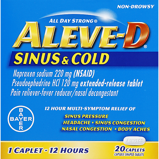 Aleve D Sinus & Cold, Caplets