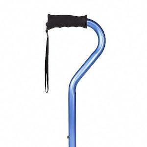 Carex Ergo Offset Cane Blue
