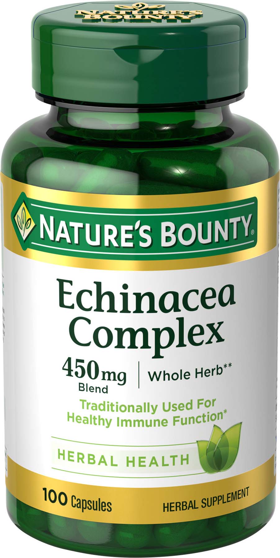 Nature's Bounty Echinacea Complex 450 Mg Capsules