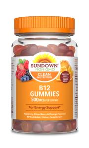 Sundown Naturals Vitamin B-12 500 Mcg Gummies
