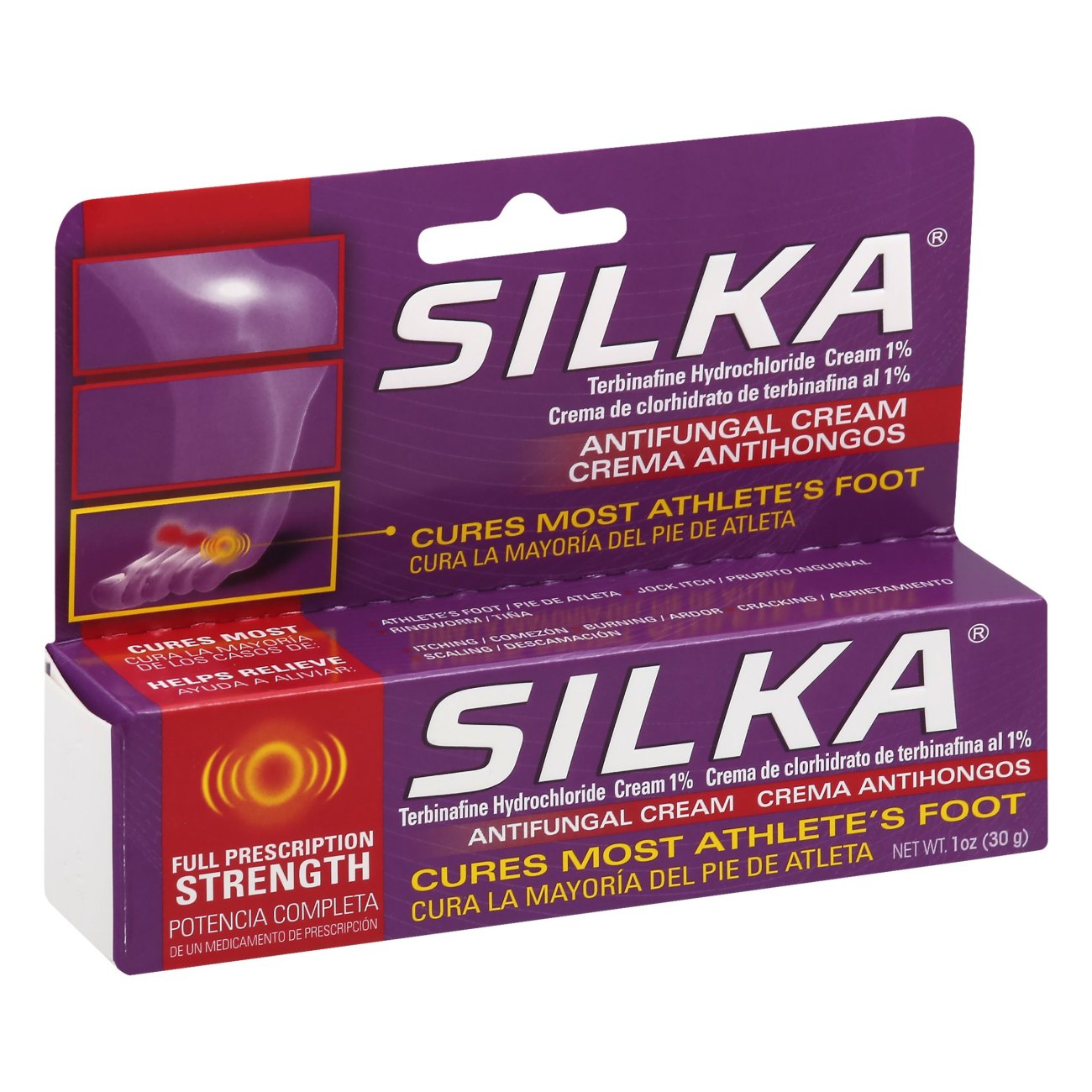 Silka Antifungal Cream, Full Prescription Strength 1 Oz