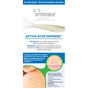 Embrace Active Scar Defense Silicone Sheets For New Scars 30 Folhas