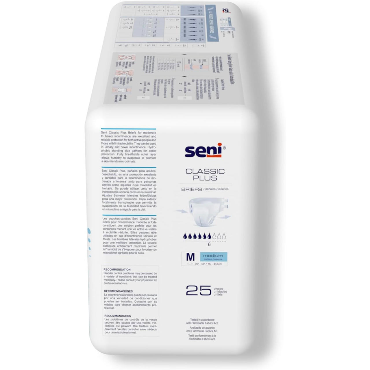 Seni Classic Plus Briefs Medium