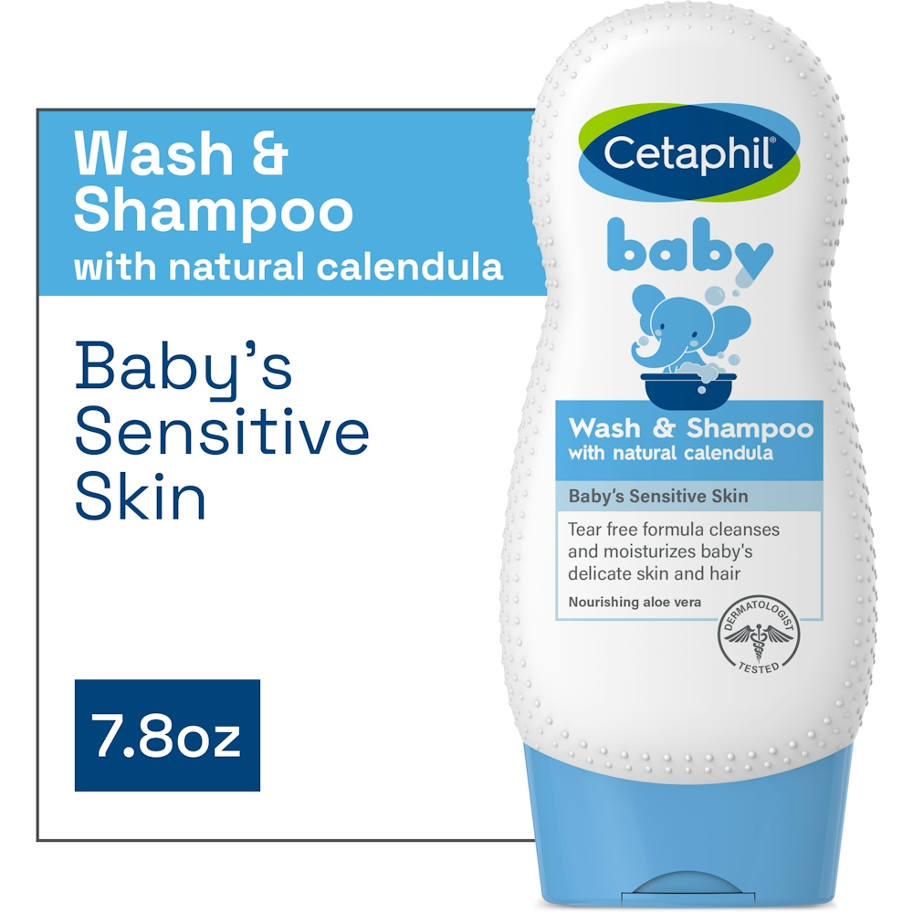 Cetaphil Baby Wash & Shampoo With Organic Calendula, 7.8 Fl Oz