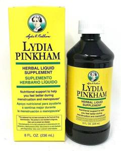 Lydia Pinkham Herbal Liquid Supplement With Vitamins C & E