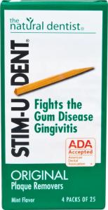 Stim-u-dent Mint Tray 12x100 Count Case By NATURAL DENTIST