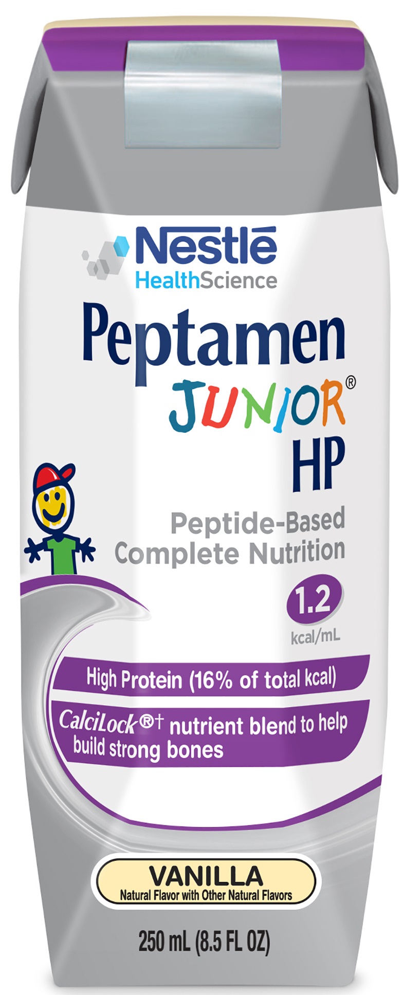 Peptamen Nestle Junior HP Vanilla Prism Drink, 8.45 Fluid Ounce -- 24 Per Case