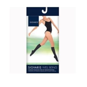 Sigvaris 142c Cushioned Cotton 15-20mmhg Women A Black – 142CA99
