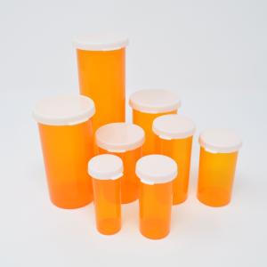 Rexam Amber Plastic Vial Snap Cap 300 X 13 Dr