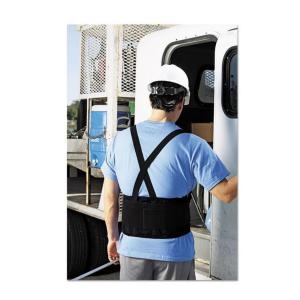 ACE Work Belt With Removable Suspenders, One Size Fits All, Up To 48" Waist Size, Black