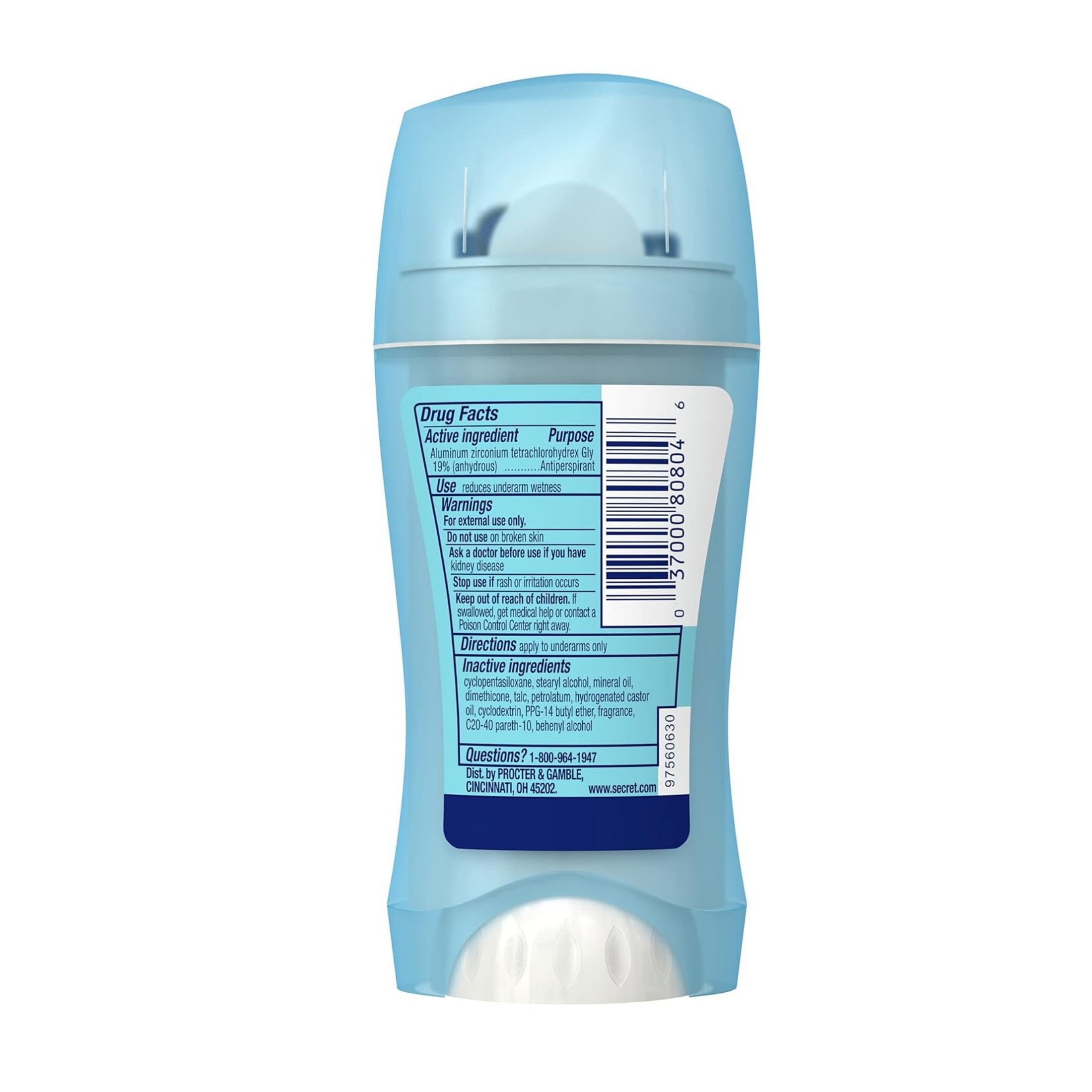 Secret Outlast Invisible Solid Antiperspirant Deodorant For Women, Protecting Powder, 2.6 Oz