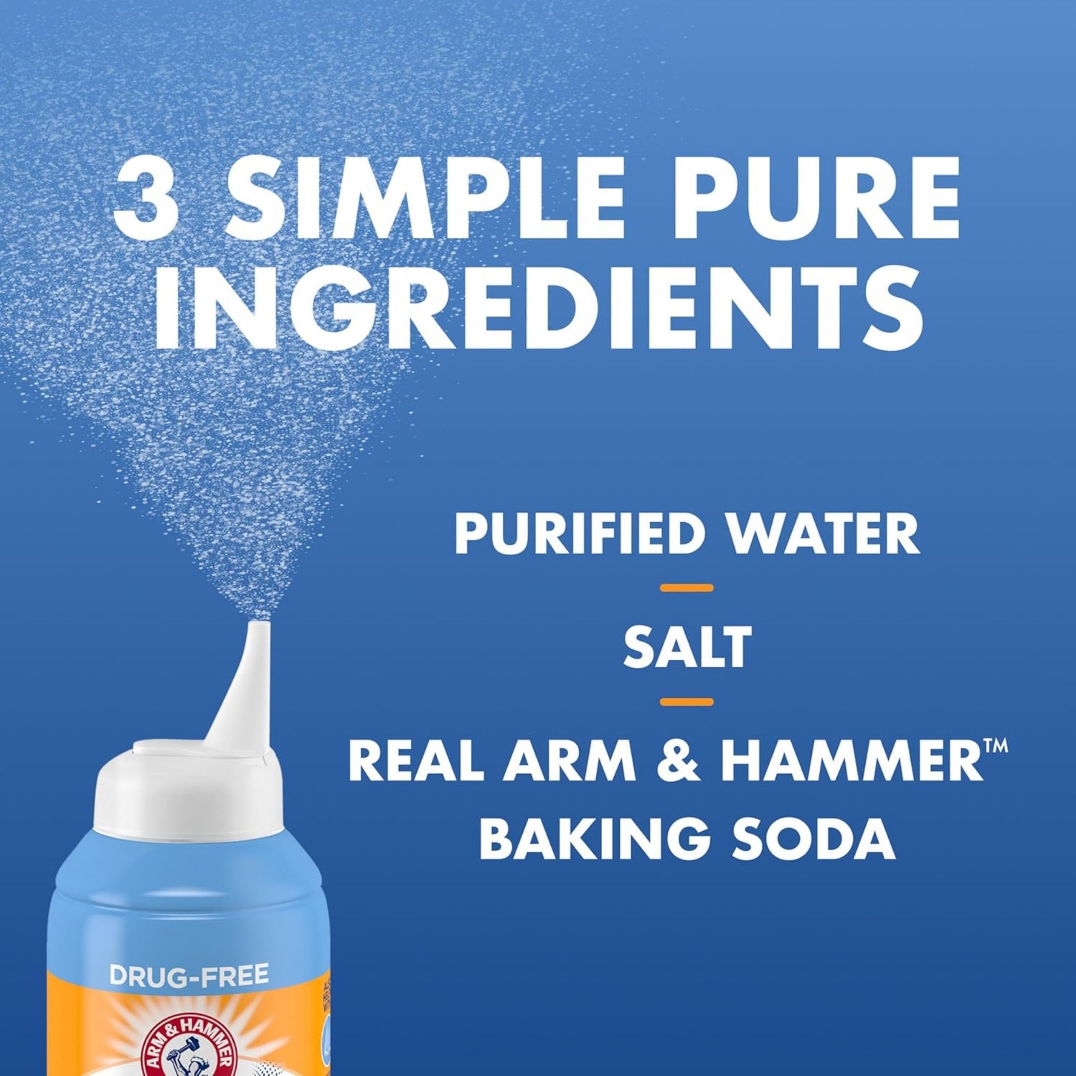 Arm & Hammer Simply Saline Nasal Care Daily Relief Mist Spray 4.5oz