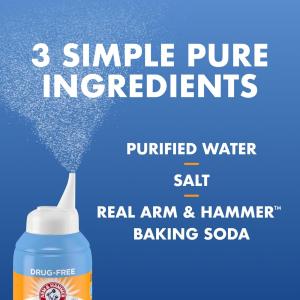 Arm & Hammer Simply Saline Nasal Care Daily Relief Mist Spray 4.5oz