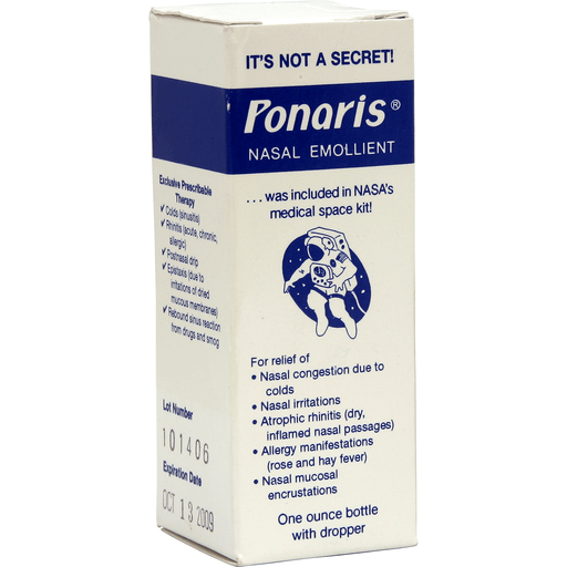 Ponaris Nasal Emollient 1 Oz
