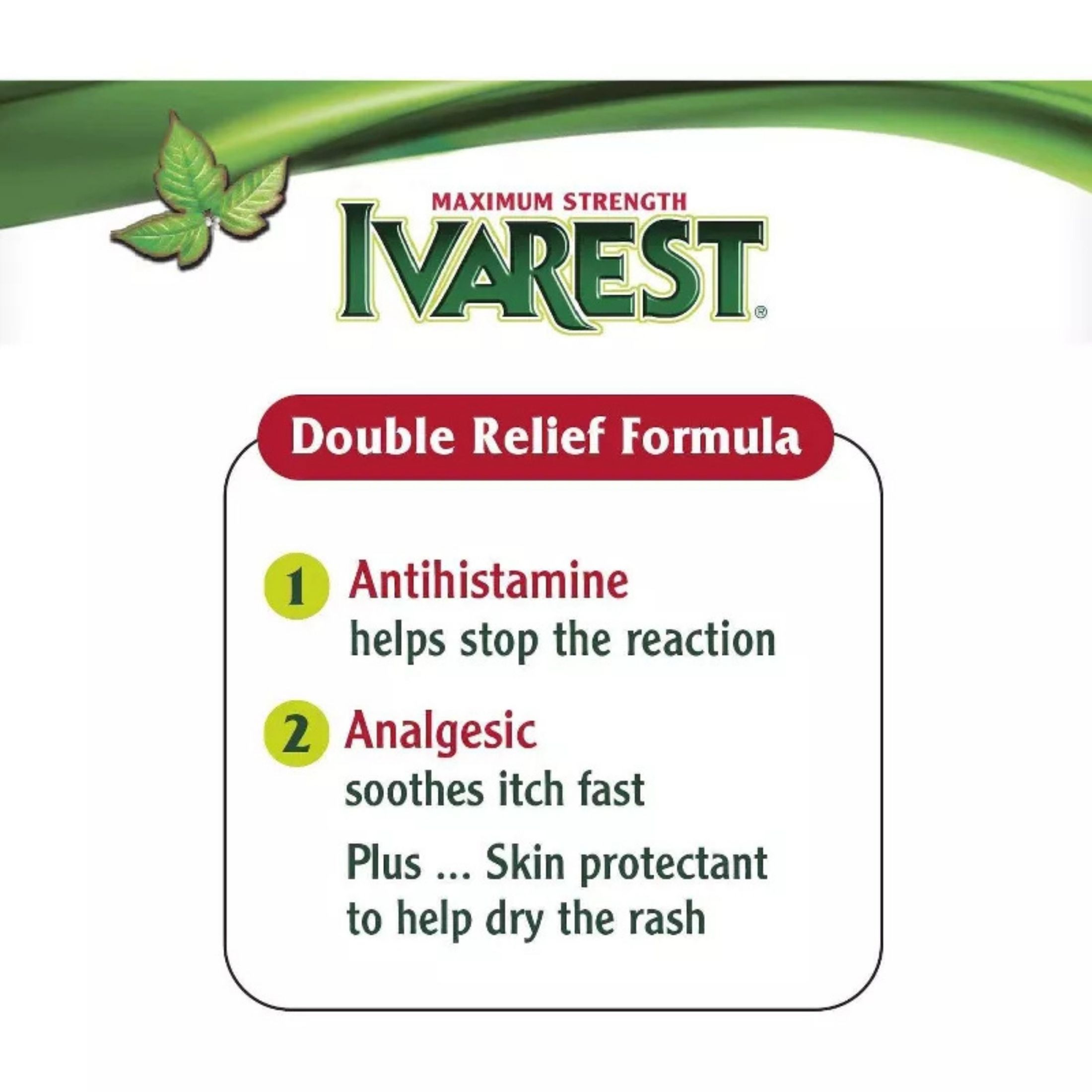Ivarest Poison Ivy Itch Relief Cream Maximum Strength 2 Oz