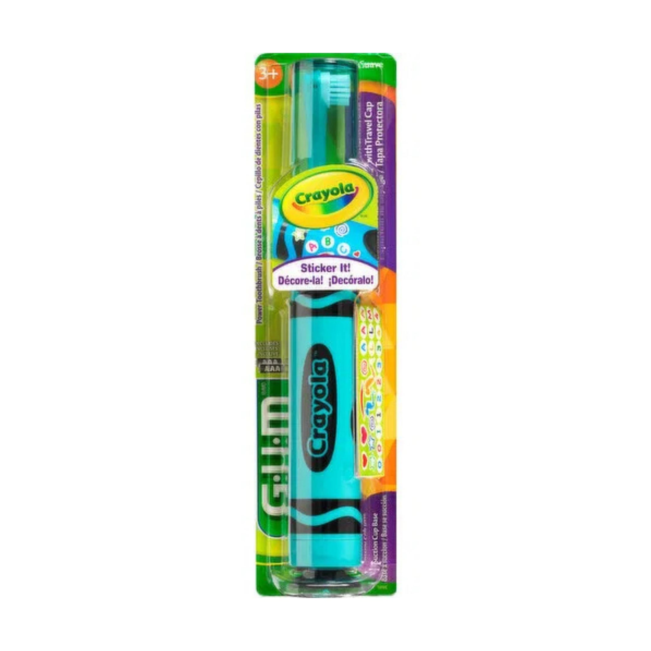 GUM Power Toothbrush, Crayola, Soft