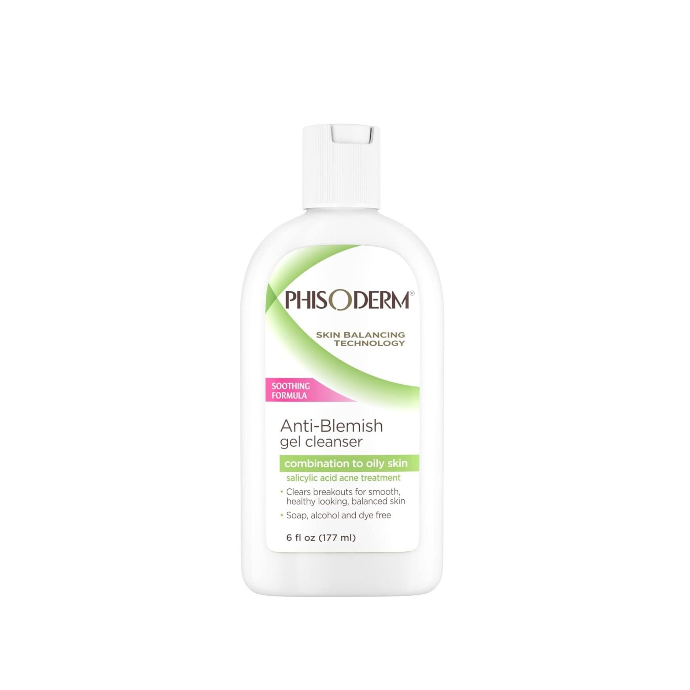 Phisoderm Anti-blemish Gel Facial Wash, pH Balanced, #5240 - 6 Oz