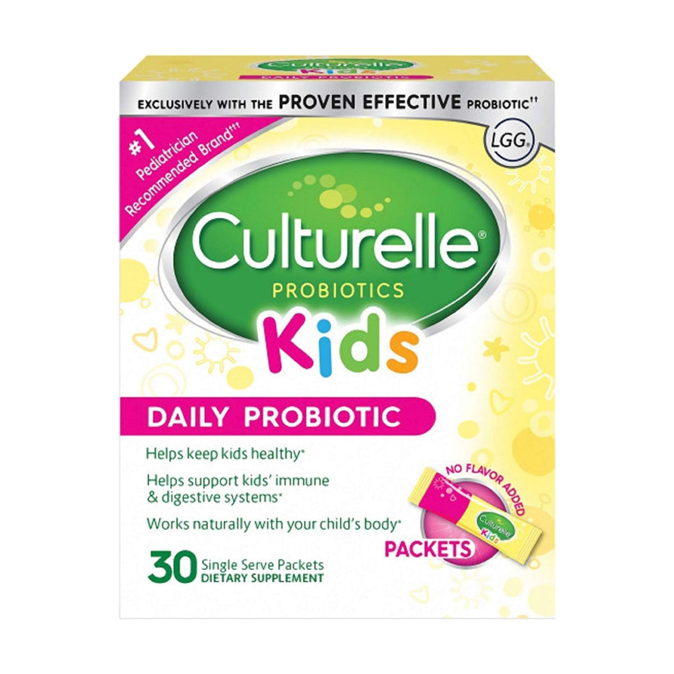 Culturelle Probiotics Kids Daily Probiotic Dietary Supplement Packets
