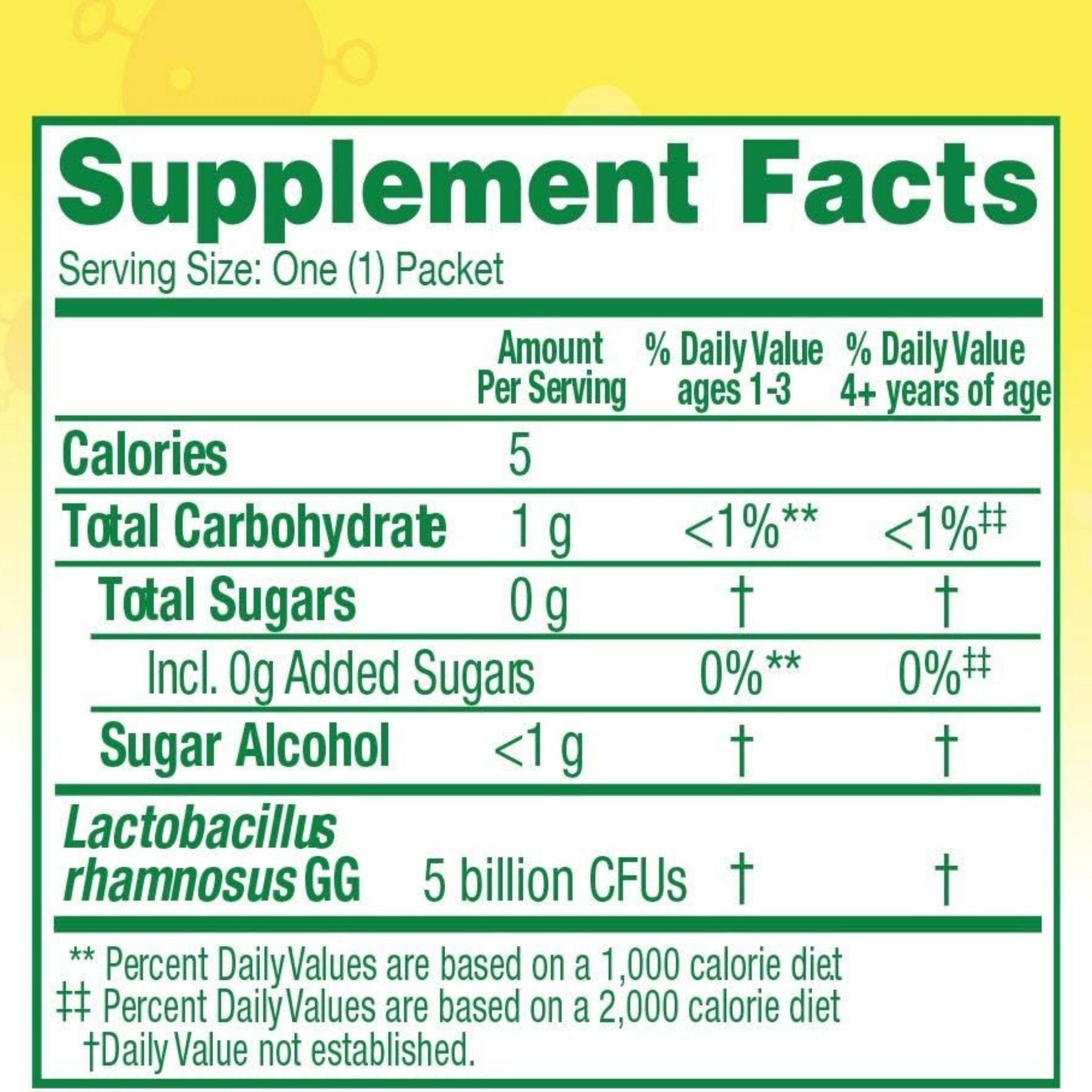 Culturelle Probiotics Kids Daily Probiotic Dietary Supplement Packets