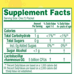 Culturelle Probiotics Kids Daily Probiotic Dietary Supplement Packets
