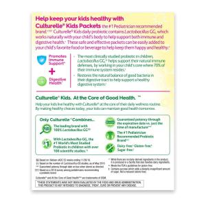 Culturelle Probiotics Kids Daily Probiotic Dietary Supplement Packets