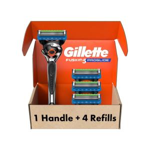Gillette Fusion5 Pro Glide Razor Blades For Men, 4 Blade Refills