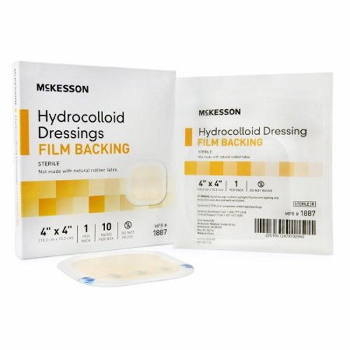 McKesson Hydrocolloid Dressing Thin 4 X4