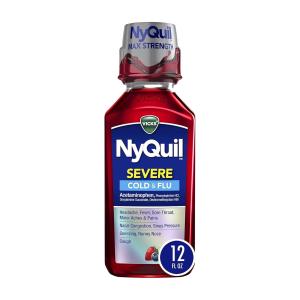 Vicks NyQuil Nighttime Relief Cold & Flu 12 Fl Oz