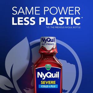 Vicks NyQuil Nighttime Relief Cold & Flu 12 Fl Oz