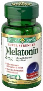 Nature's Bounty Melatonin, 5 Mg, Rapid Release Softgels