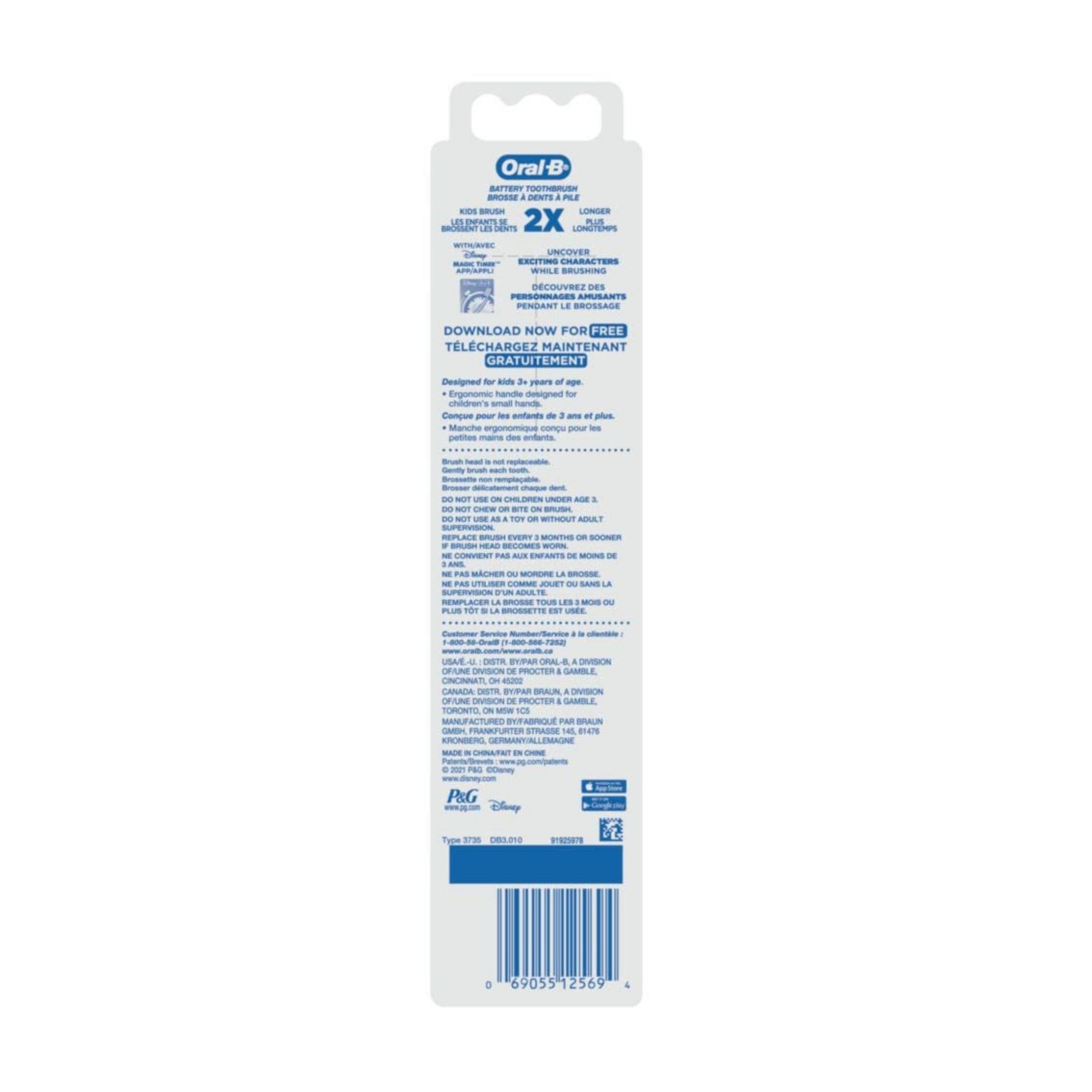 Oral-B Pro Health Jr. Disney Frozen Soft Toothbrush