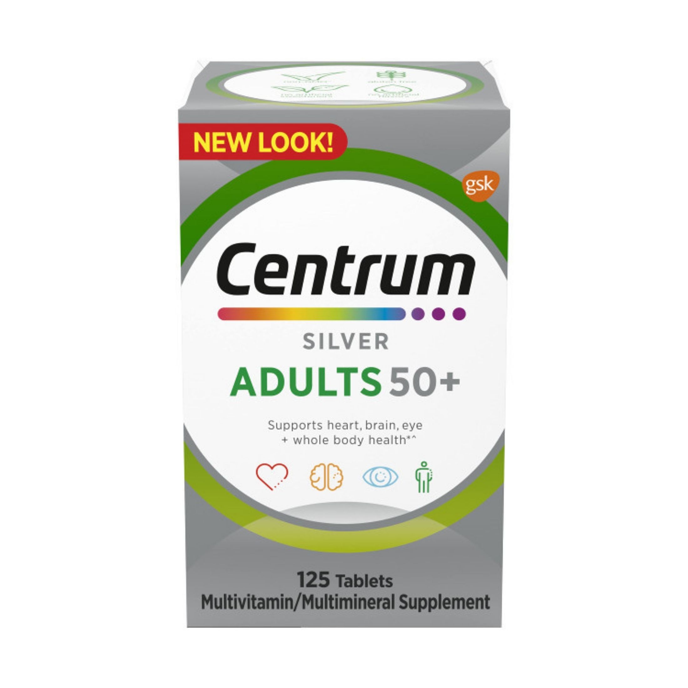 Centrum Silver Adults 50 Multivitamin Multimineral Supplement Tablets