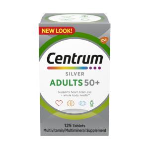 Centrum Silver Adults 50 Multivitamin Multimineral Supplement Tablets